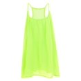 thumbnail image 3 of MAWCLOS Robe d'Été de Plage pour Femmes Col Rond Mini Robe Sans Manches Sexy Soirée Couleur Unie Couverture Verte S, 3 of 7