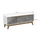 thumbnail image 3 of Rack TV Kappesberg 136 cm Blanco/Gris 3 Puertas, 3 of 10