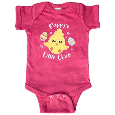 

Inktastic Happy Easter Pappy s Little Chick Gift Baby Girl Bodysuit