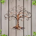thumbnail image 6 of Metal Wall Art Decor Iron Wall Hanging Ornament Modern Wall Sculpture Waterproof Outdoor Wall Art Accent Durable Rust Proof Finish For Garden Patio Balcony Living Room Bedroom Indoor Outdoor Decor, 6 of 9