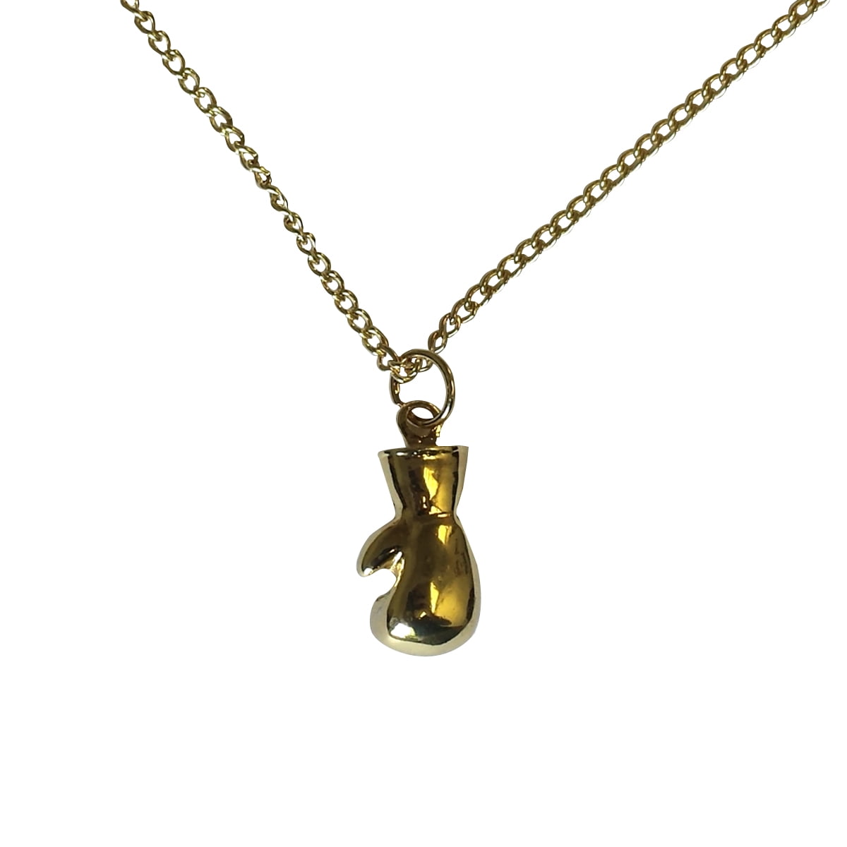 Rocky Boxing Glove Necklace Gold Balboa Pendant V 5 Mickey Marciano