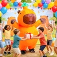 thumbnail image 4 of Inflatable Capybara Costume For Adult Funny Halloween Animal Costumes Funny Party Blow Up Costumes, 4 of 6