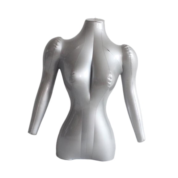 Upper Body Mannequin Torso Model Inflatable Display with a Sturdy and Versatile Design for Swimwear and Jewelry