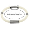 thumbnail image 1 of Fiudx Pulsera Deportiva de Energía Negativa, Hecha de Metal Iónico y Gel de Sílice de Grado Alimenticio, con Hebilla Magnética, Ideal para La Salud y El Bienestar, Elegante y Cómoda, Unisex, Ajustabl, 1 of 2