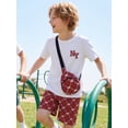 thumbnail image 6 of PureChapter Boys' Clothing Set Summer Casual 3-Piece Short Sleeve T-Shirt, Shorts & Crossbody Bag Size 5-14Y, 6 of 7