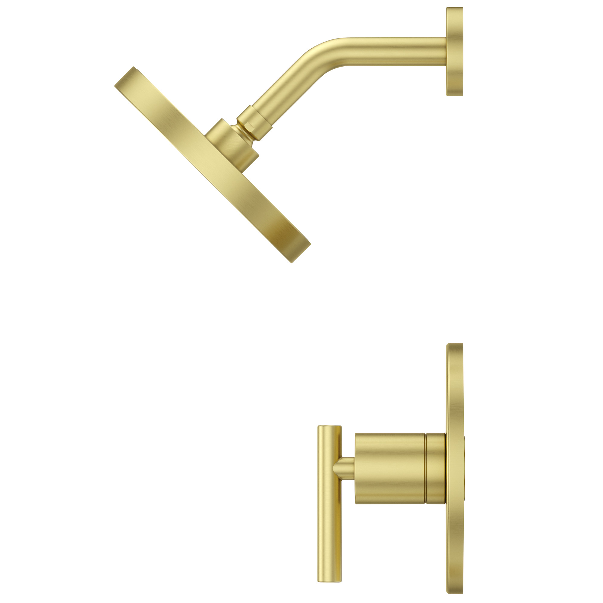 Contempra 1-Handle Shower Only Trim in Brushed Nickel
