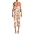 thumbnail image 3 of No Boundaries Juniors' Strapless Tie Front Jumpsuit, 3 of 5