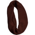 thumbnail image 2 of Womens Thick Ribbed Knit Winter Infinity Circle Loop Scarf, 2 of 6