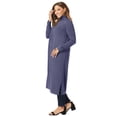 thumbnail image 3 of Jessica London Women's Plus Size Fine Gauge Duster Cardigan, 3 of 6