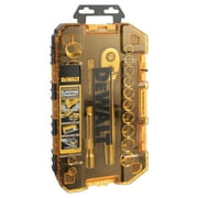 DEWALT Tough Box Tool Kit, 1/2 Drive Socket Set