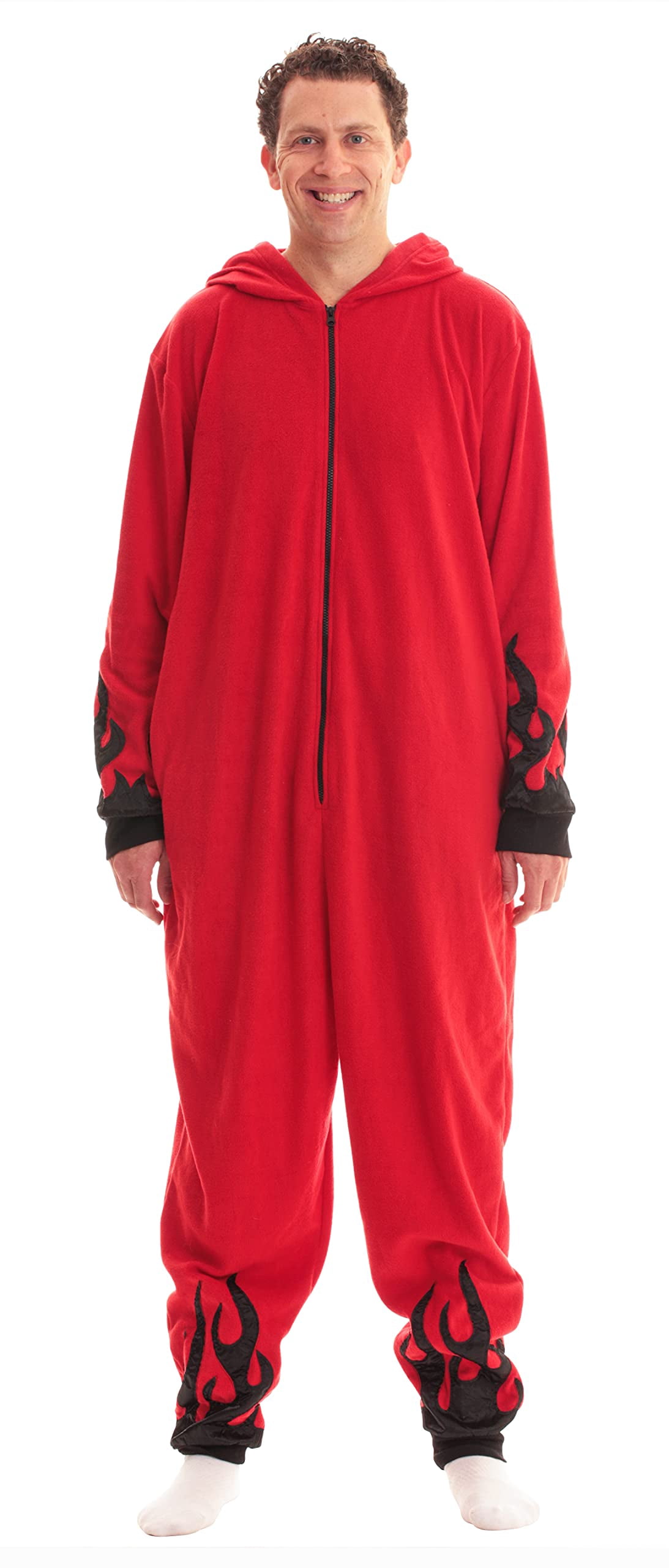 Just Love Men's Adult Onesie Mens Pajamas 6939-XL (Devil Mens, Medium)
