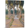 thumbnail image 1 of ARTCANVAS Golden Cypresses Orchard Of Duke Of Gor Canvas Art Print by Santiago Rusinol - Size: 18" x 12" (1.50" Deep), 1 of 9