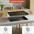 thumbnail image 3 of Empava 30 inch Electric Stove Induction Cooktop with 4 Boost Burners Smooth Surface Vitro Ceramic Glass in Black, 3 of 10