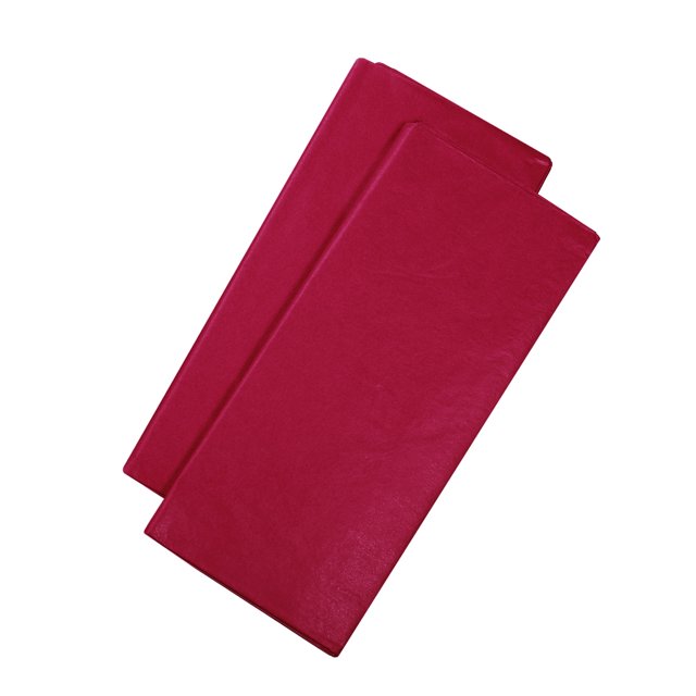 Papel de seda Borgoña Unique Bargains 20 hojas 20' x 26' para regalo y Bricolaje