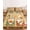 Cinnamon,Pumpkin,Auburn,Sandstone, variant on Full Size Fitted Sheet Set - Gnomes Fall 3 Piece Bedding Sets 16" Deep Pocket Fitted Sheet with 2 Pillowcases, Thanksgiving Maple Leaves Autumn Harvest Brushed Microfiber Hotel Luxury Bed Sheets