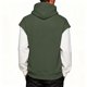 thumbnail image 5 of RKSTN Hoodies for Men Oversized Splicing Fake Two Pieces Pullover Hooded Sweatshirts Top Men's Casual Solid Color Mock Neck Loose Fits Comfy Workout Sport Long Sleeve Hoodie Fall Winter Clothes, 5 of 9