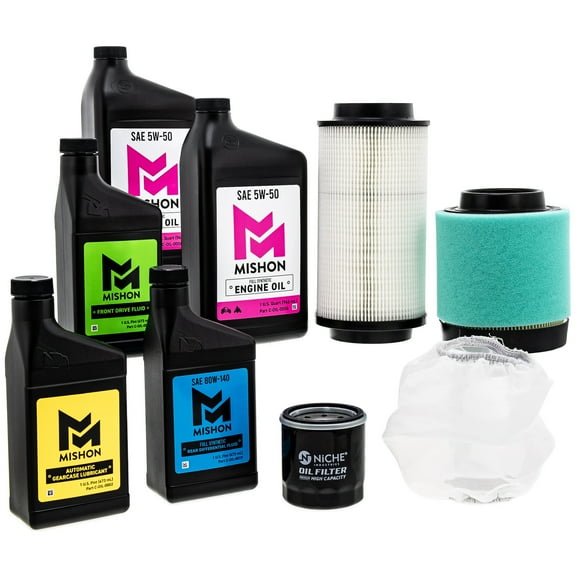 Mishon Full Service Oil Change Kit for Polaris Magnum 325 4x4 ATV 2001 MK1012848
