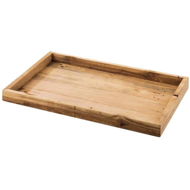 Cal Mil 1367-10-99 10 x 12 Po Plateau Rectangulaire Madera - Brun