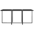 thumbnail image 4 of vidaXL 11 Piece Garden Dining Set with Cushions Poly Rattan Gray 3101, 4 of 12