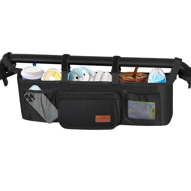 Organizador para cochecito doble Guiseapue con 2 portavasos aislados