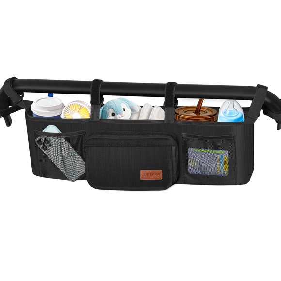 Organizador para cochecito doble Guiseapue con 2 portavasos aislados