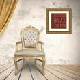 thumbnail image 3 of Grey, Jace 26x26 Gold Ornate Wood Framed with Double Matting Museum Art Print Titled - Lake Rule Relax, 3 of 4