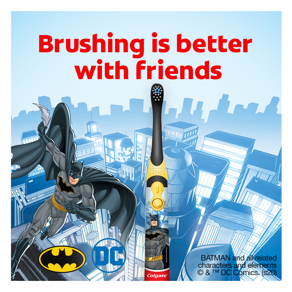 Colgate Kids Battery Powered Toothbrush, Batman - image 2 of 9