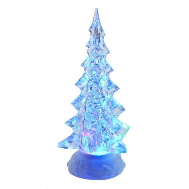 Kurt S. Adler D3675 10.25 in. Pièce de Table d'Arbre Clair à Piles avec Mouvement