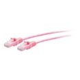 thumbnail image 1 of C2G 7ft (2.1m) Cat6a Snagless Unshielded (UTP) Slim Ethernet Network Patch Cable - Pink - Patch cable - RJ-45 (M) to RJ-45 (M) - 7 ft - 0.2 in - UTP - CAT 6a - molded, snagless - pink, 1 of 2