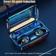 thumbnail image 3 of F9-9 TWS Bluetooth Auriculares impermeables Pantalla LED Control táctil Auriculares estéreo, 3 of 9