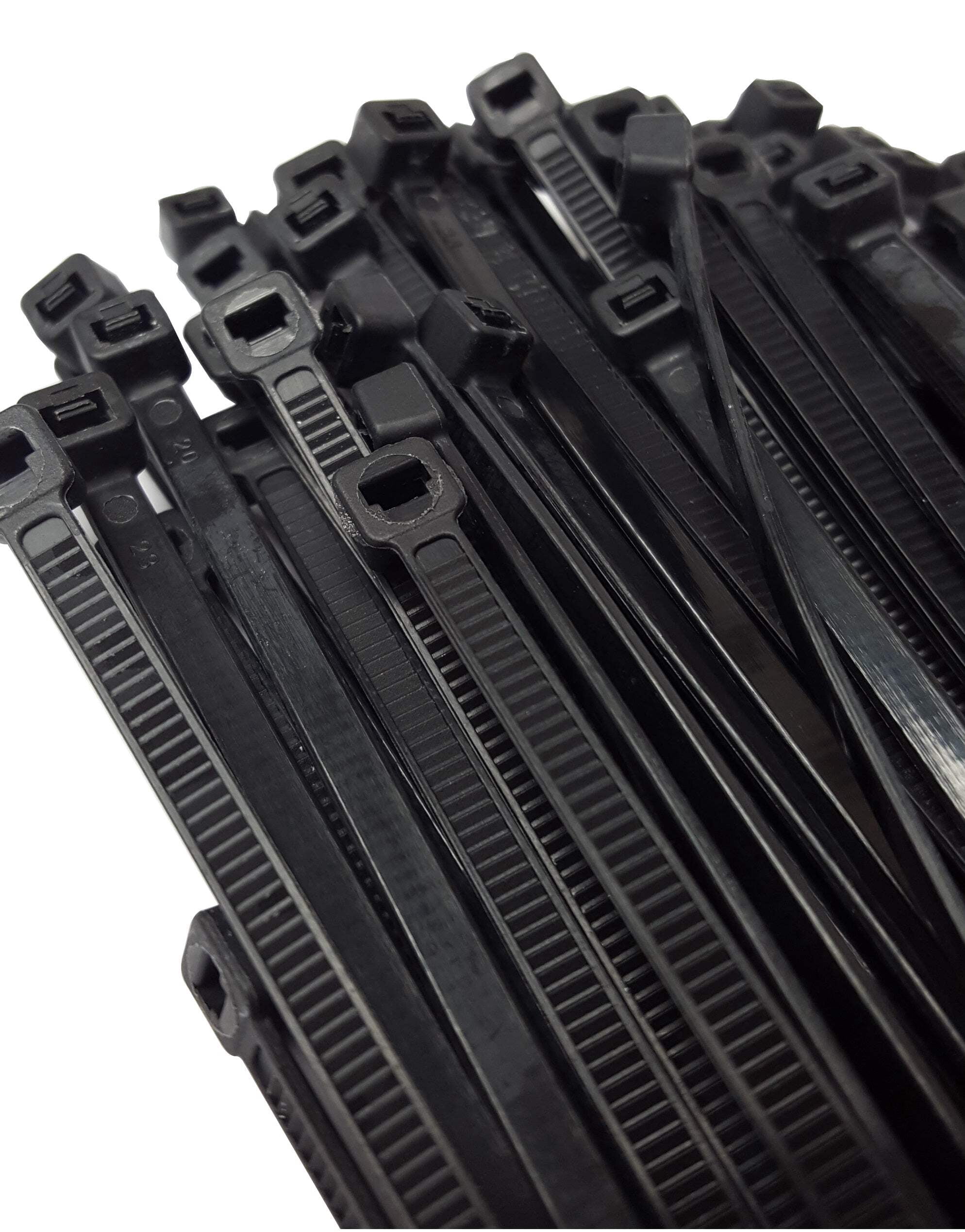 NiftyPlaza 24 Inch Cable Ties, 175 Pounds TENSILE Strength Premium Grade, 100 Zip Ties