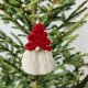 thumbnail image 4 of Colgante de árbol de Navidad hecho a mano, adornos rojos de Papá Noel, árbol de Navidad colgante, decoración del hogar para Año Nuevo 2025, regalos de Navidad, 4 of 5