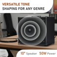 thumbnail image 2 of Amplificador para Guitarra Eléctrica Ktaxon 50W con Bocina de 10" Auxiliar y Salida para Audífonos, 2 of 7