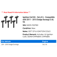 thumbnail image 2 of Ignition Coil Kit - Set of 6 - Compatible with 2011 - 2015 Dodge Durango 3.6L V6 2012 2013 2014, 2 of 2