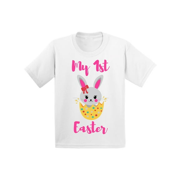 Awkward Styles My 1st Easter T-shirt Funny Bunny Baby Shirt