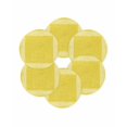 thumbnail image 7 of 13 Inch Round Placemats Set of 6, Yellow Retro Greek Key Non Slip Heat Insulation PP Table Mats, Geometric Greece Ancient Rustic Washable Place Mats for Kitchen Dining Party Table Decor, 7 of 7