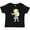 AB-Black, variant on Blonde Hula Girl Girls Toddler T-Shirt