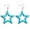 Blue, variant on Fashion Acrylic Star Pendant Earrings Simple Drop Earrings Statement Jewelry
