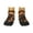 2 Black-2, variant on Western Cowboy Guinea Pig Pattern Quarter Crew Socks,Toe Seamed Ankle Socks,Cotton Cushioned Breathable Athletic Crew Sports Socks