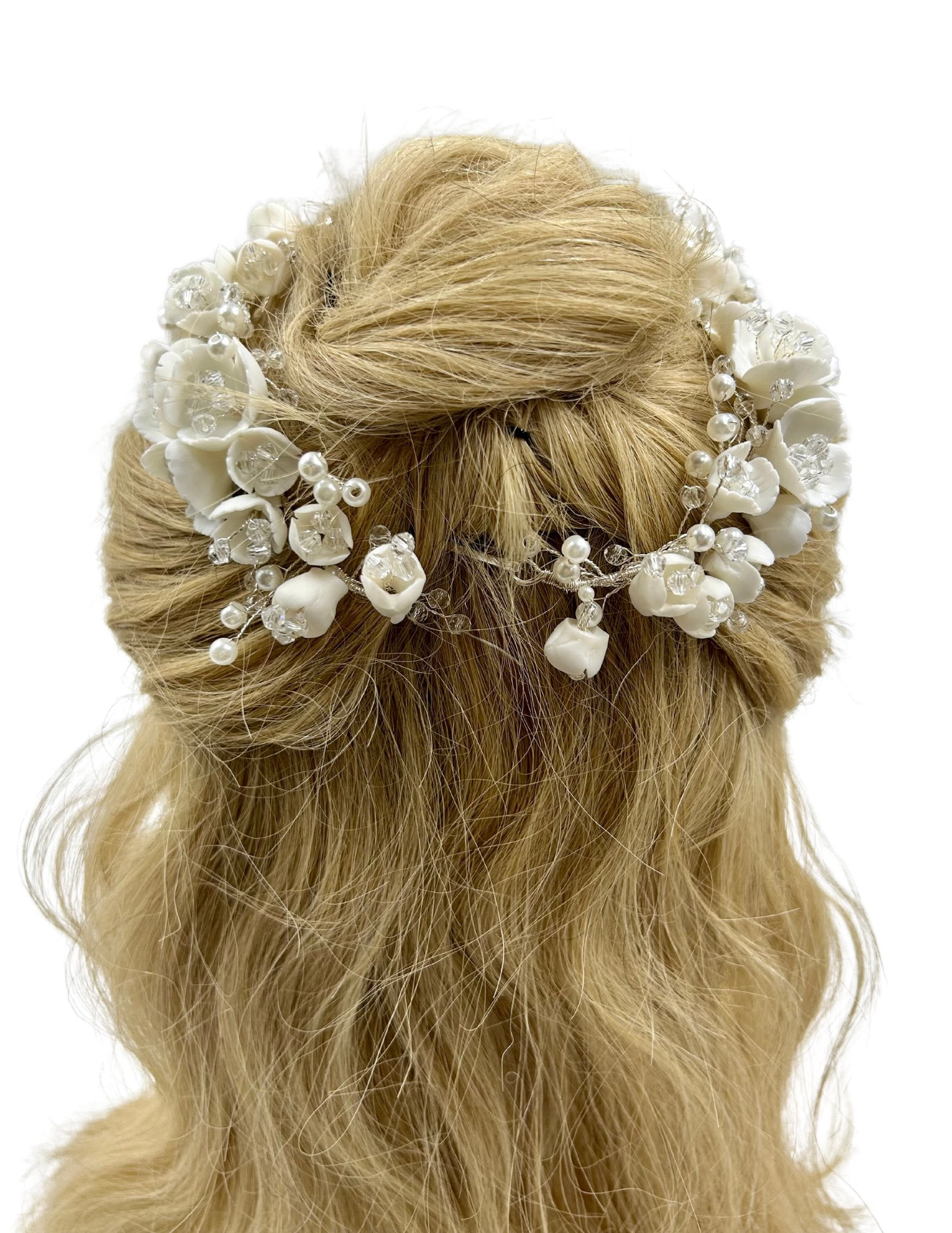 Lilies of the Valley Wedding Headpiece