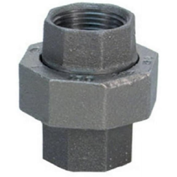 8700163101 1.25 in. Malleable Iron Pipe Fitting Black Union