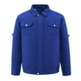 thumbnail image 3 of Mens Air Conditioned Cooling Jacket with Fans Detachable Sleeve Mesh Liner Collared Coat Outdoor Workwear 2XL, 3 of 5