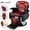 Red,Black, variant on Artist Hand Reversible Foot Pedal Recliner Barber Chair Heavy Duty Hydraulic Salon Hair Stylist Tattoo (Black)