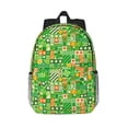 thumbnail image 1 of Disketp St Patrick's Day6 Mochila Escolar de 15 Pulgadas, Mochila Ligera para Estudiantes, Viajes y Trabajo, Cómoda y Resistente para el Uso Diario, 1 of 6