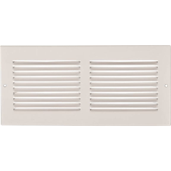 imperial 10" x 6" sidewall grill, white, rg0351