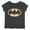Batgirl, charcoal heather, variant on DC Comics Justice League Wonder Woman T-Shirt Logo Little Kid to Big Kid