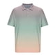 thumbnail image 4 of Blusa y camisa de manga corta con cuello vuelto para hombre, informal, de moda, de color liso, con botones, solapa y hebilla de gancho, camiseta de manga corta de poliéster para hombre., 4 of 5
