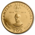 thumbnail image 2 of 1969 Columbia Gold 200 Pesos Battle of Boyaca Proof (w/Case), 2 of 4