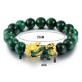 thumbnail image 5 of de de Obsidiana Shui , Puede Verde Hugo pulsera de moda para mujeres hombres, 5 of 5