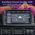 thumbnail image 5 of Reproductor estéreo de CD/DVD doble DIN para coche CarPlay Android Auto, 5 of 5